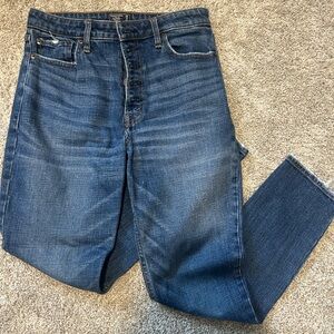 A&F High Rise Slim Jeans